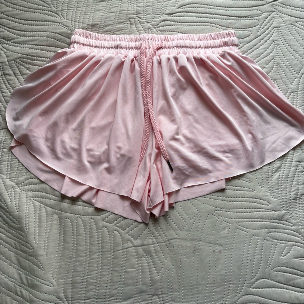 Light Pink Women's Athletic Shorts